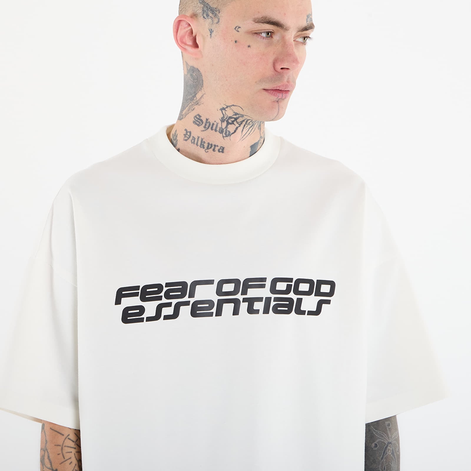 Tricouri Fear of God Essentials 90'S Short Sleeve Tee Ivory