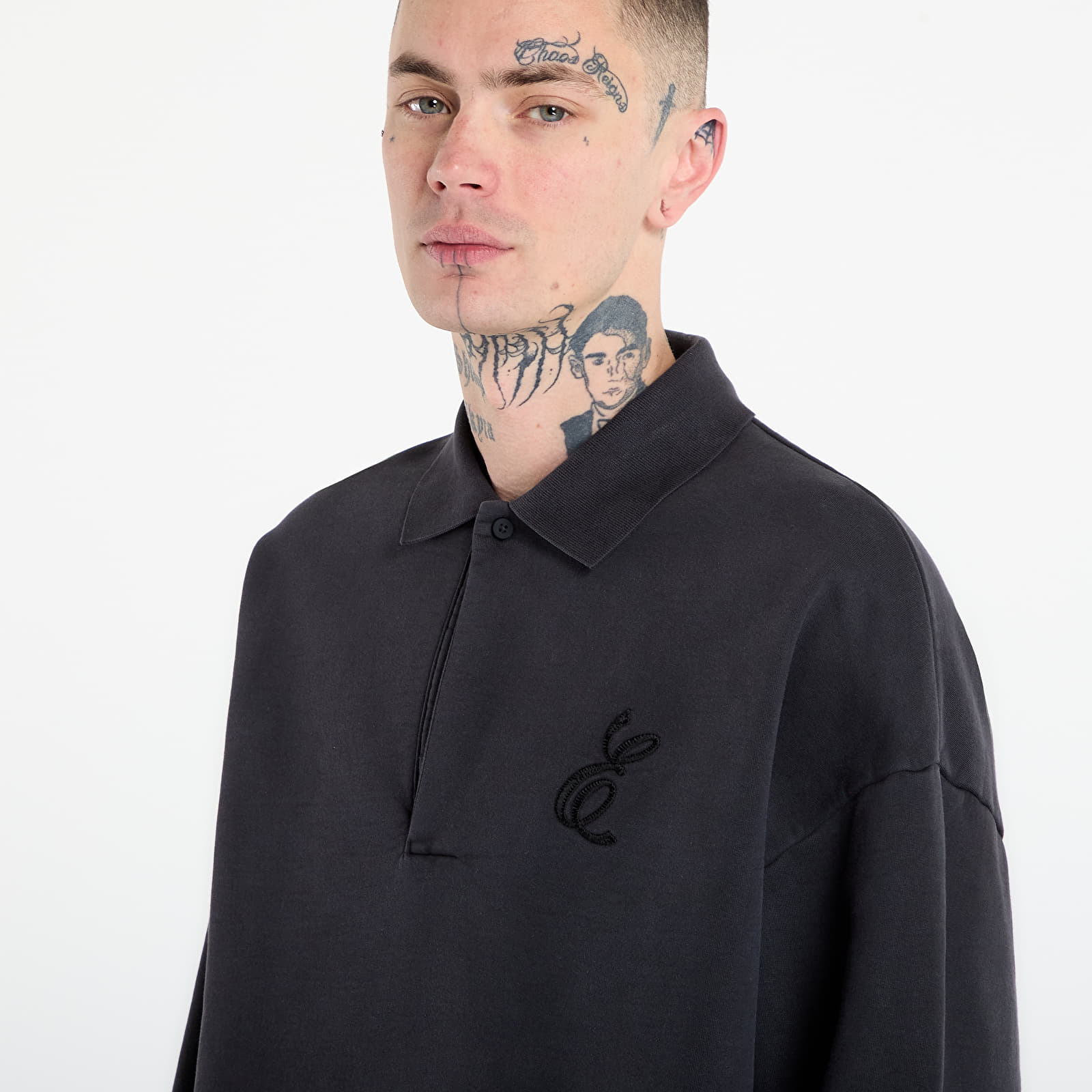 Hoodies and sweatshirts  Fear of God Essentials Classic Polo Sweatshirt Vintage Black