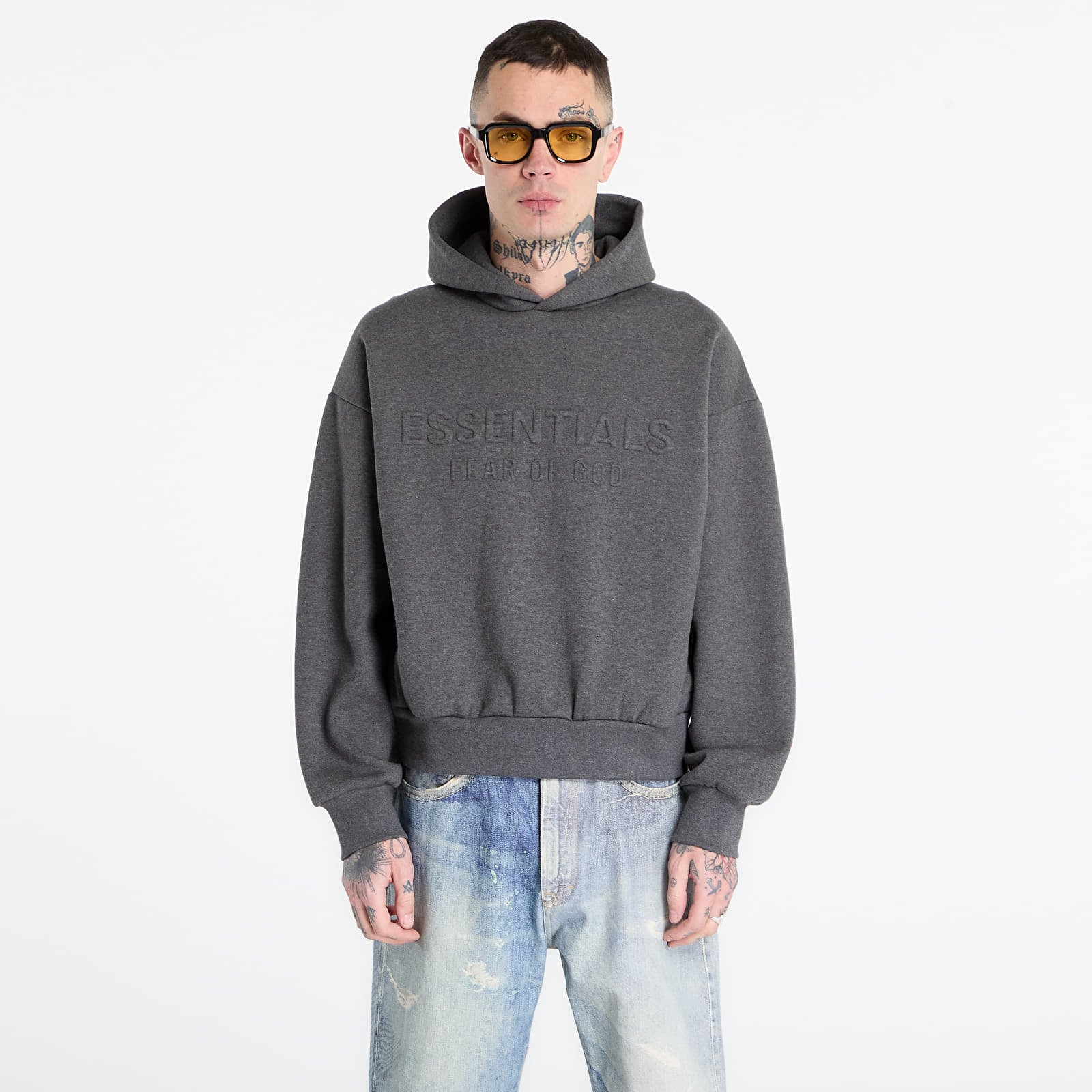 Hanorace Fear of God Essentials Classic Hoodie Charcoal Heather