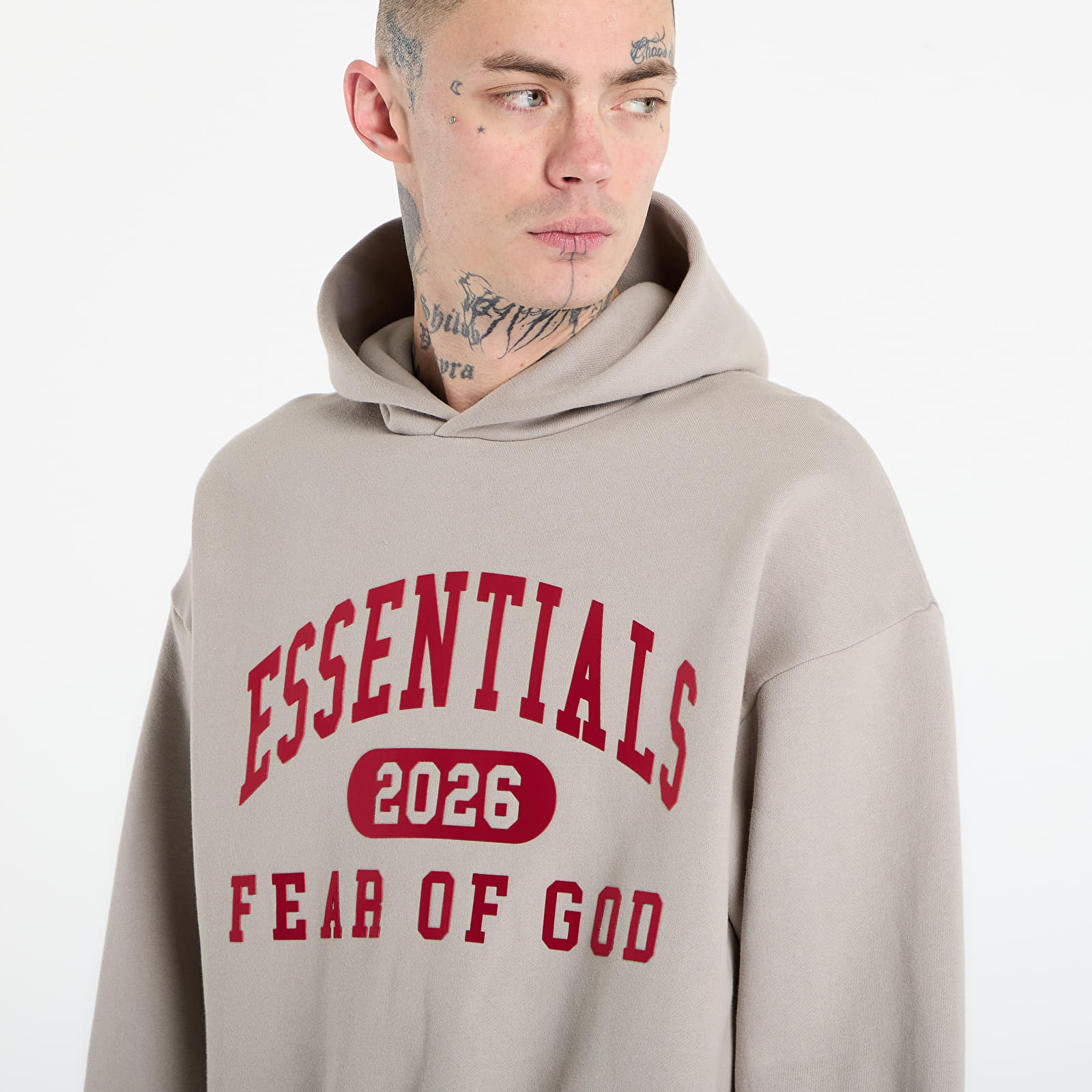 Hanorace Fear of God Essentials Classic Hoodie Smoke Grey