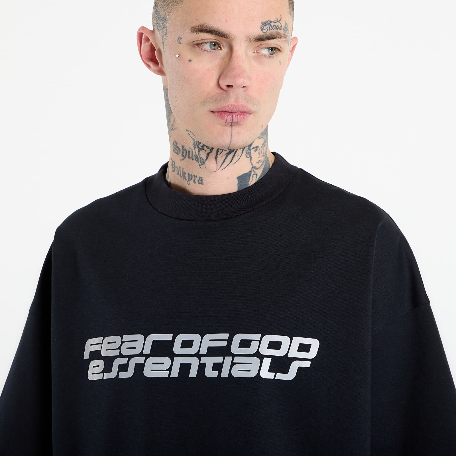 Tricouri  Fear of God Essentials 90'S Short Sleeve Tee Vintage Black