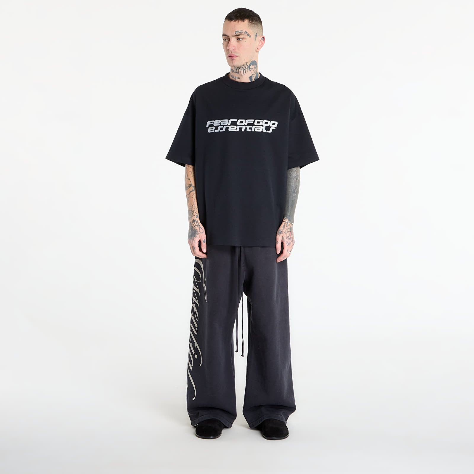 Tricouri  Fear of God Essentials 90'S Short Sleeve Tee Vintage Black