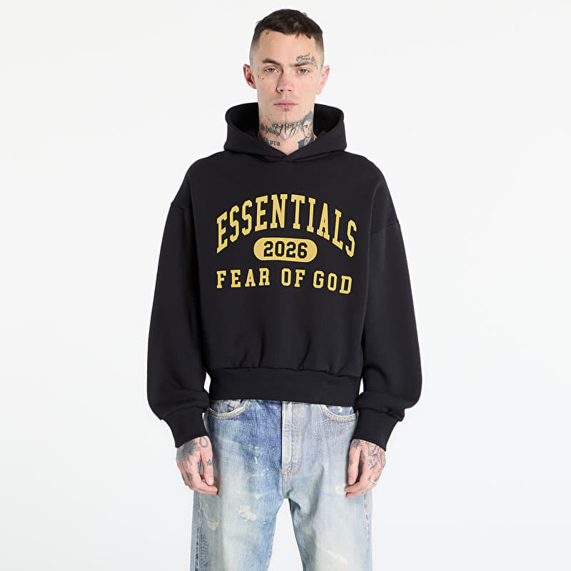 Sweatshirt Fear of God Essentials Classic Hoodie Vintage Black