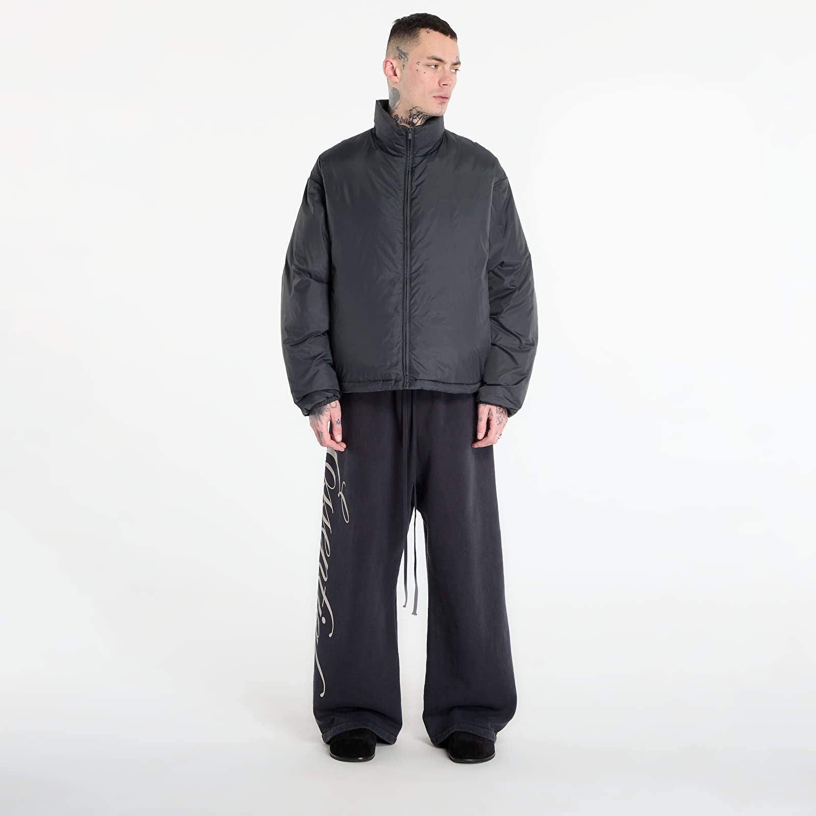 Jackets Fear of God Essentials Puffer Jacket Iron Grey