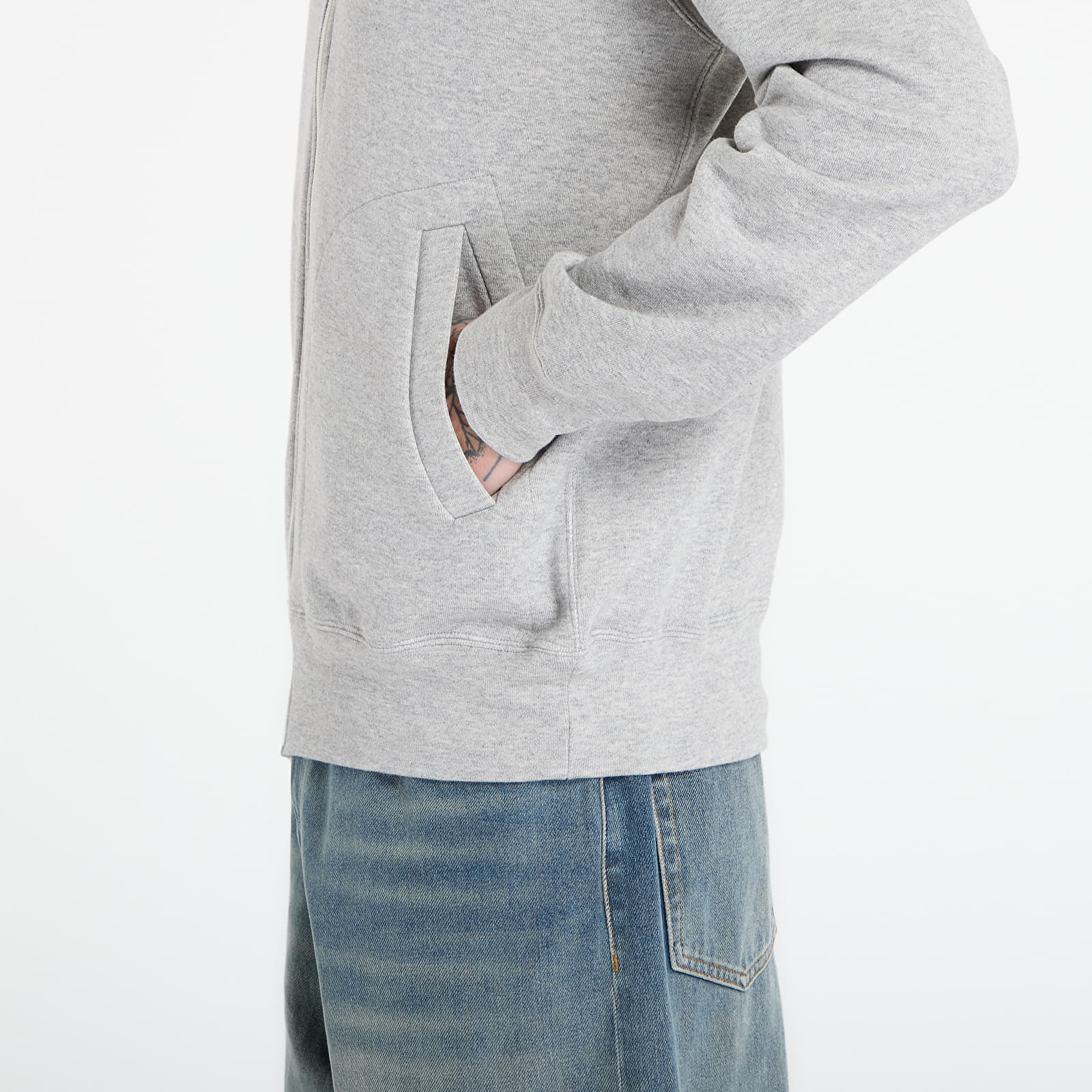 Φούτερ Comme des Garçons PLAY Sweatshirt Red Emblem Knit UNISEX Top Grey