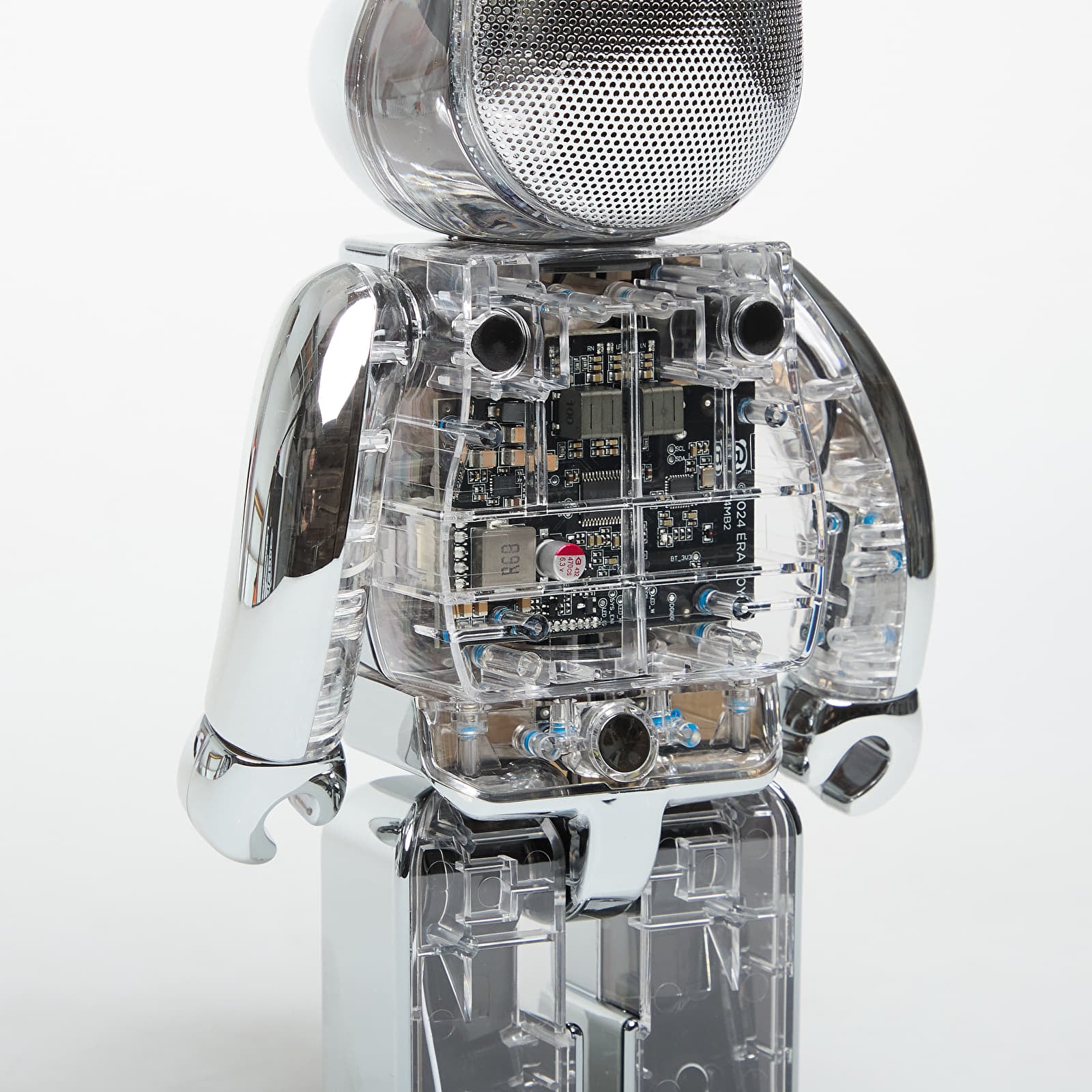Інші аксесуари Medicom Toy BE@RBRICK Audio 400% Portable Bluetooth Speaker Chrome Silver