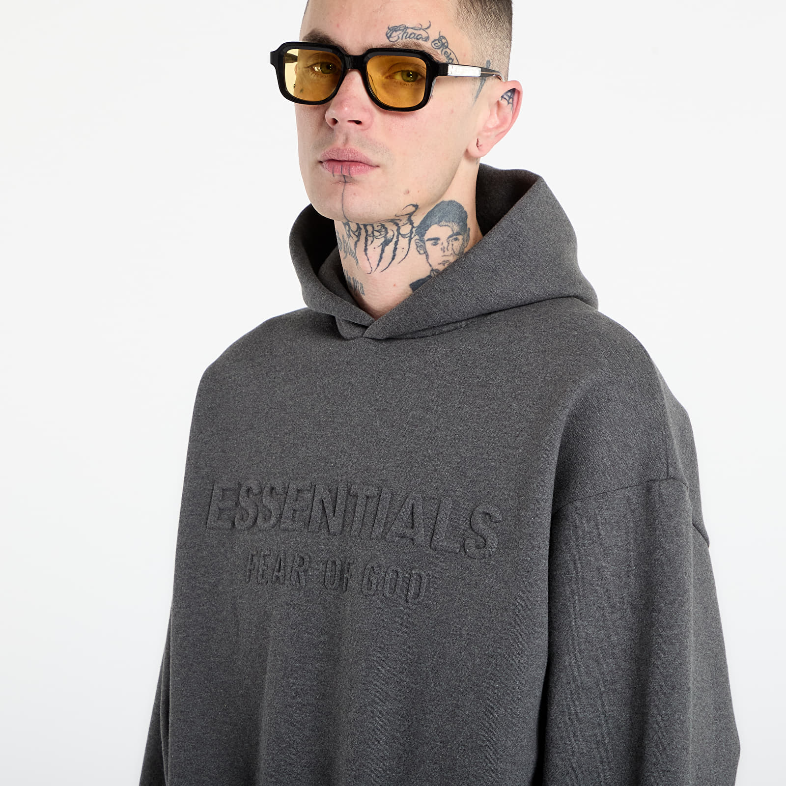 Hanorace Fear of God Essentials Classic Hoodie Charcoal Heather