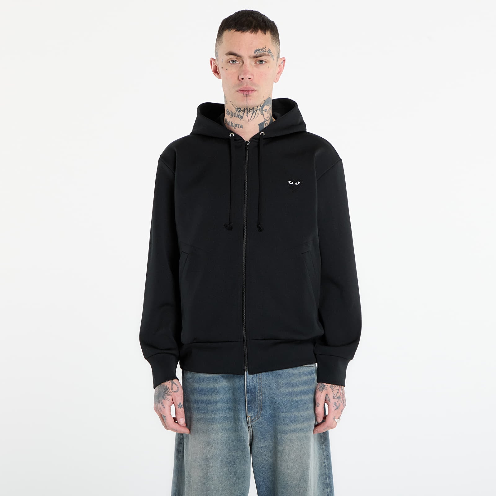 Φούτερ Comme des Garçons PLAY Sweatshirt Black Emblem Knit UNISEX Black