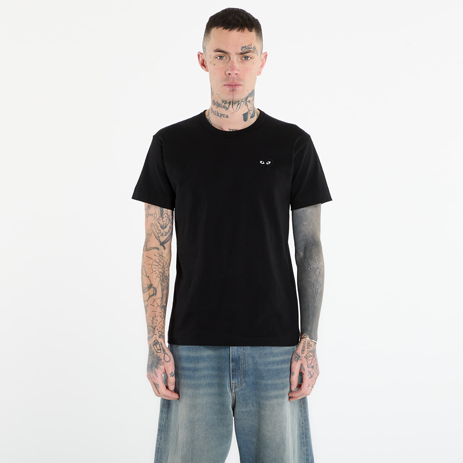 Tricou Comme des Garçons PLAY T-Shirt Black Knit UNISEX Black XS