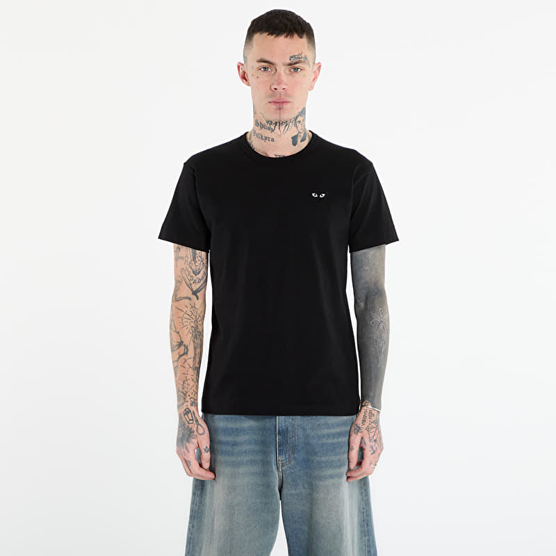 Tričko Comme des Garçons PLAY T-Shirt Black Knit UNISEX Black