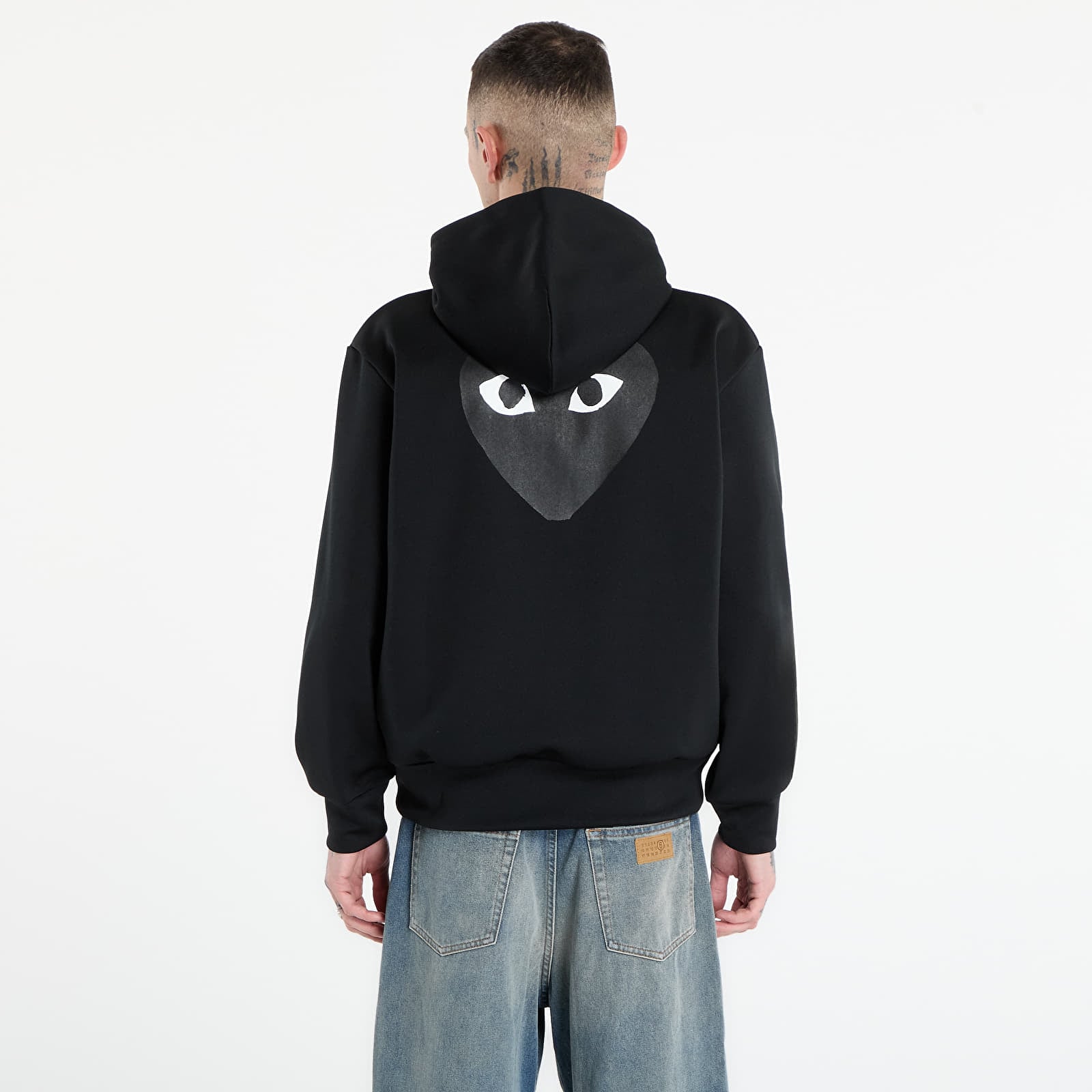 Φούτερ Comme des Garçons PLAY Sweatshirt Black Emblem Knit UNISEX Black