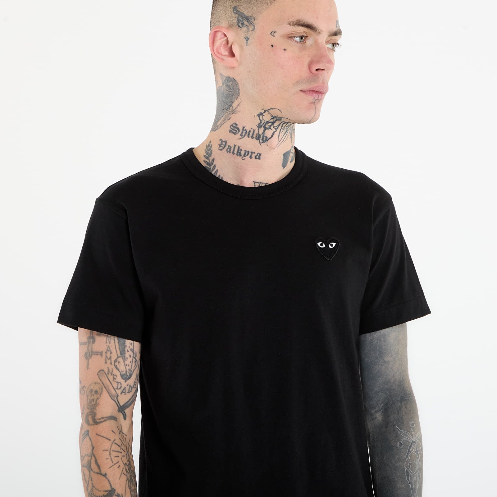 Tričká Comme des Garçons PLAY T-Shirt Black Knit UNISEX Black