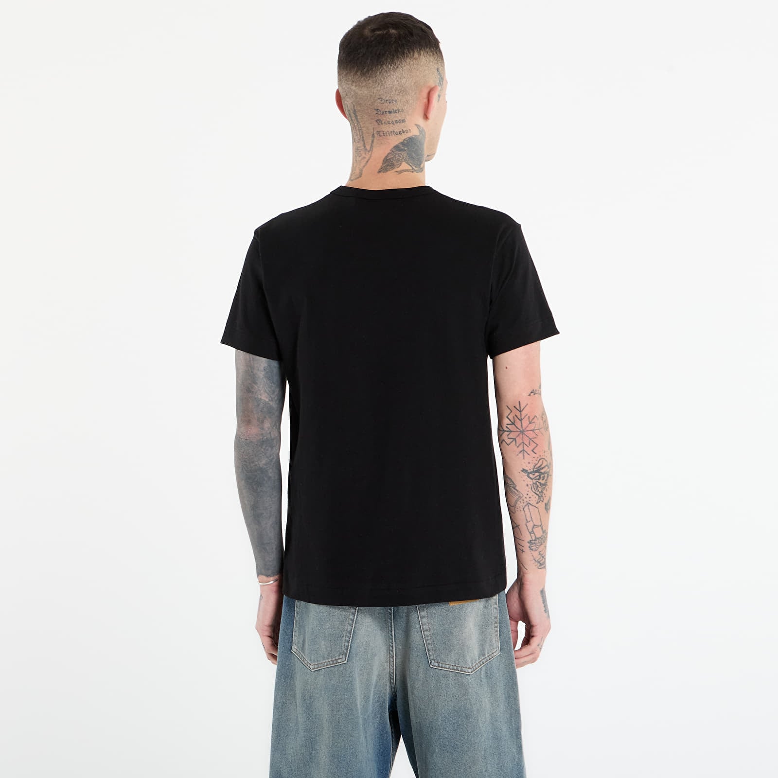 Tričká Comme des Garçons PLAY T-Shirt Black Knit UNISEX Black