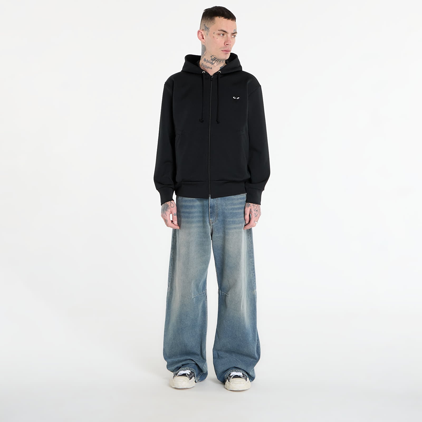 Φούτερ Comme des Garçons PLAY Sweatshirt Black Emblem Knit UNISEX Black