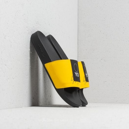 Men's shoes Y-3 Adilette Yellow/ Black/ Yellow | Footshop
