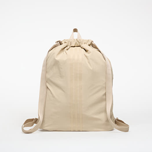 adidas backpack men's sale adidas Everyday Icons String Backpack Stone Khaki