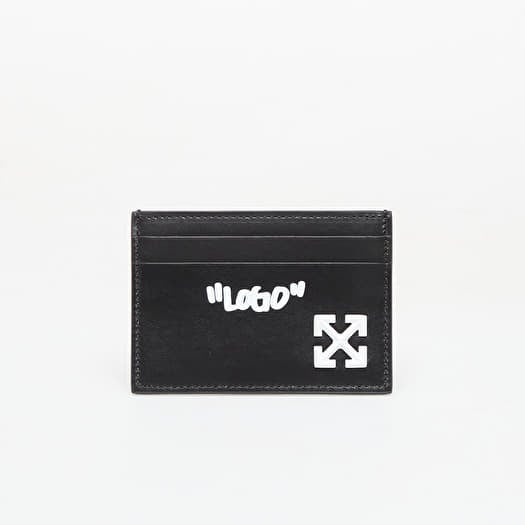 Cartera Off-White Jitney Quote Card Case Black/ White