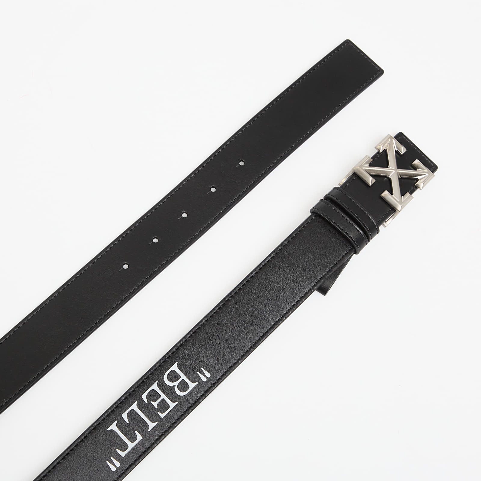 Vīriešu jostas Off-White Arrow Belt Rv 35Mm Quote  Black/ White