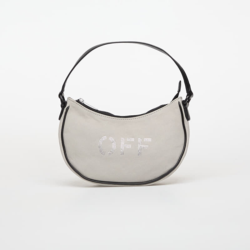 Borsa OFF-WHITE KIDS Hobo Bag Light Grey/ Silver
