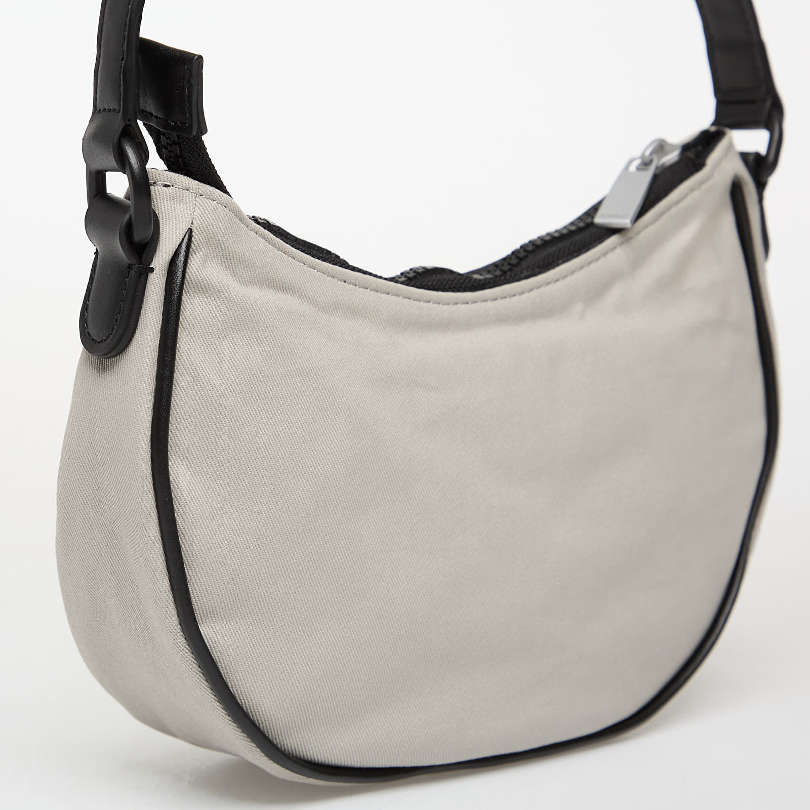 Vīriešu plecu somas OFF-WHITE KIDS Hobo Bag Light Grey/ Silver