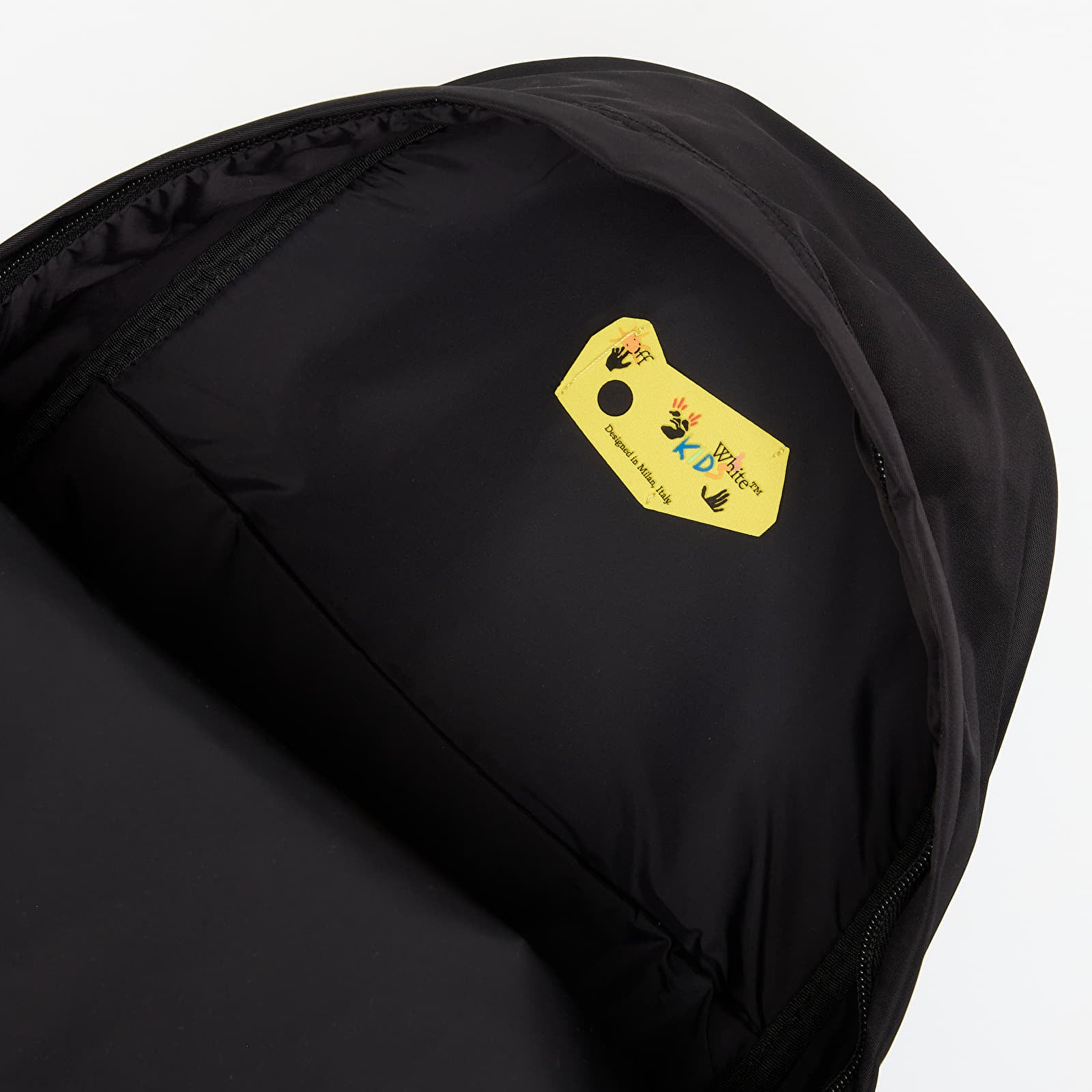 Vīriešu mugursomas OFF-WHITE KIDS Reflective Logo Backpack Black/ Reflec