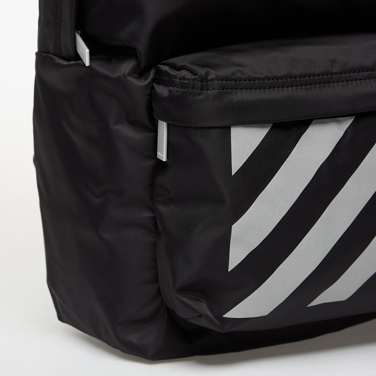 Vīriešu mugursomas OFF-WHITE KIDS Reflective Logo Backpack Black/ Reflec