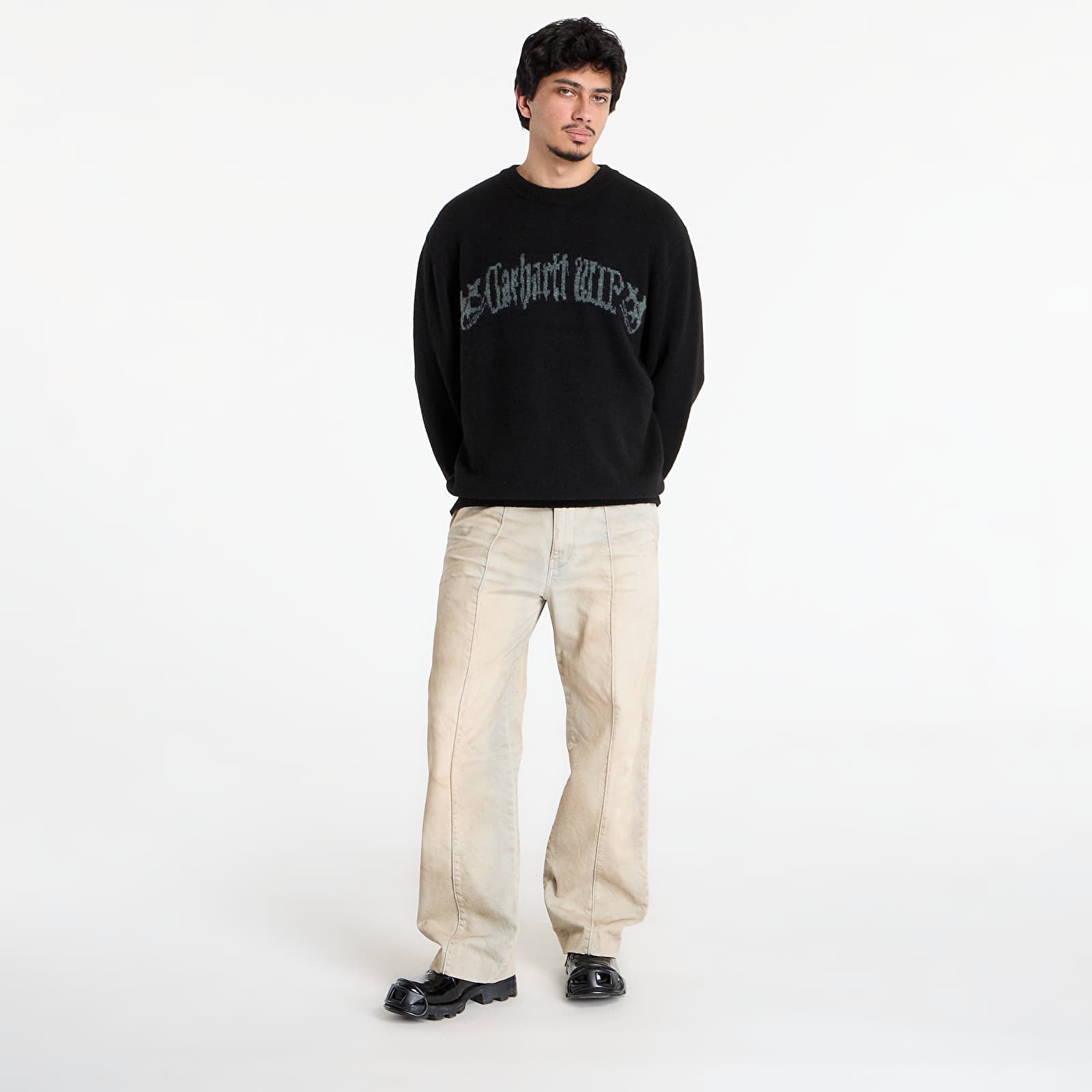 Puloveri Carhartt WIP Commuting Sweater UNISEX Black