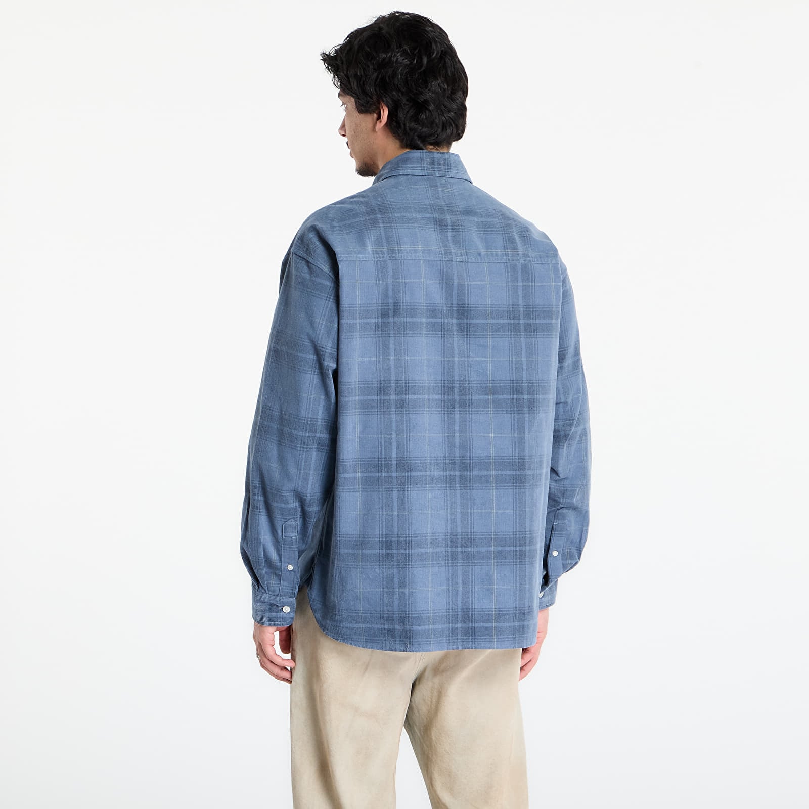 Košile Carhartt WIP L/S Wilber Shirt UNISEX Wilber Check/ Velvet Blue