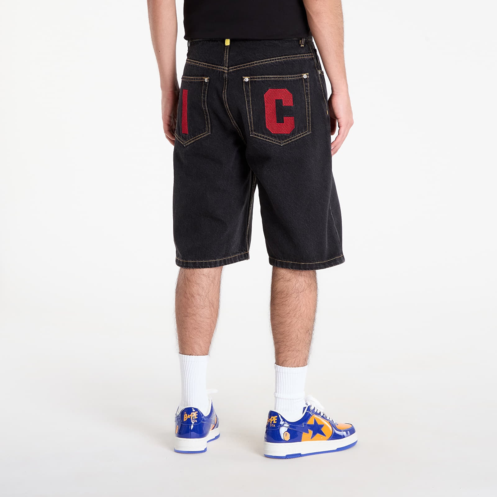 Shorts Billionaire Boys Club Icecream Running Dog Denim Shorts Black