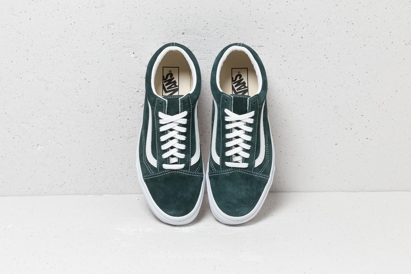 Vans old skool dark spruce suede skate shoes outlet