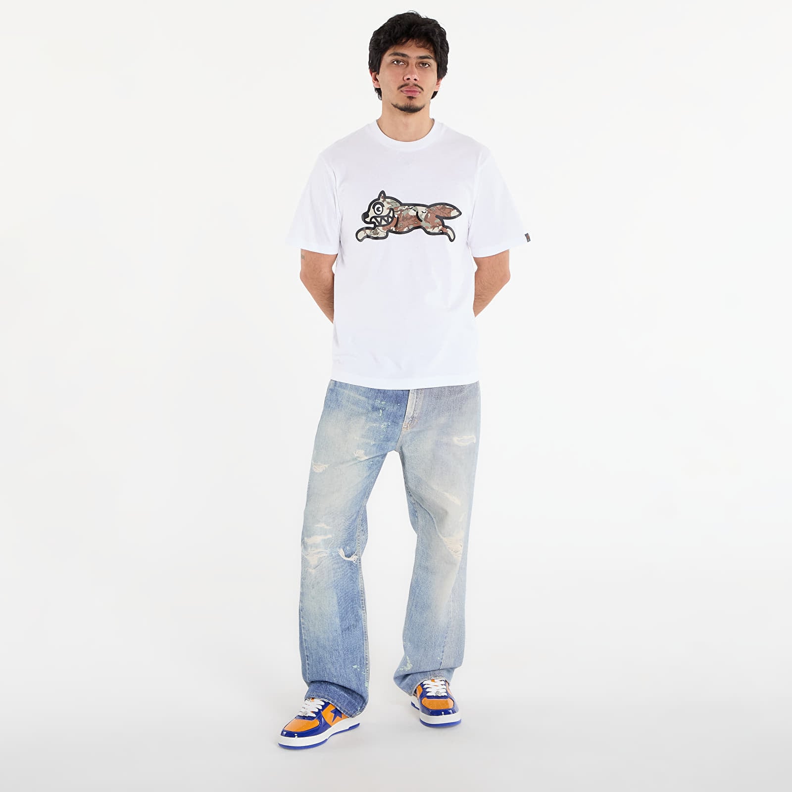   Μπλούζες Billionaire Boys Club Icecream Choc Chip Running Dog T-Shirt White