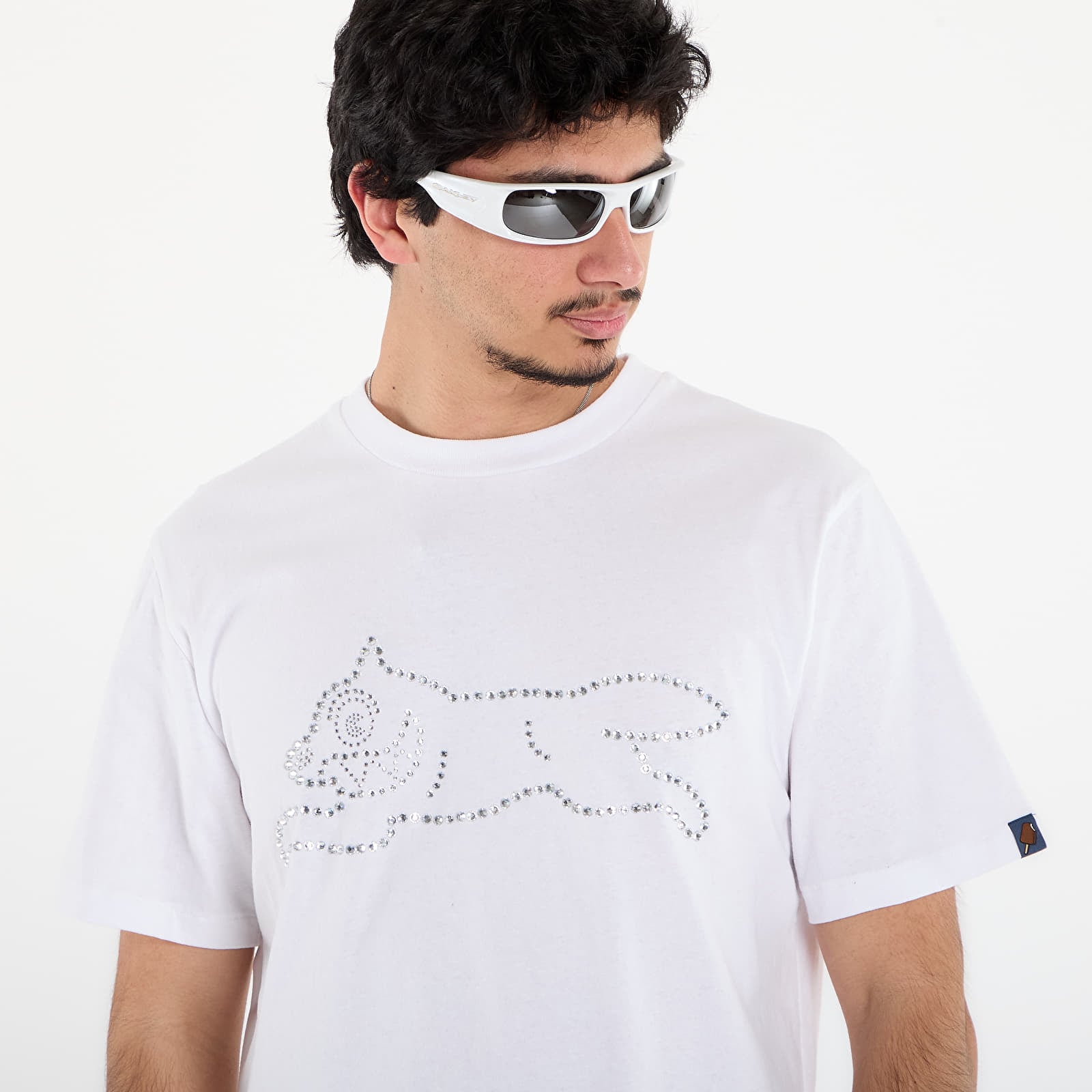 Tričká Billionaire Boys Club Icecream Crystal Running Dog T-Shirt White