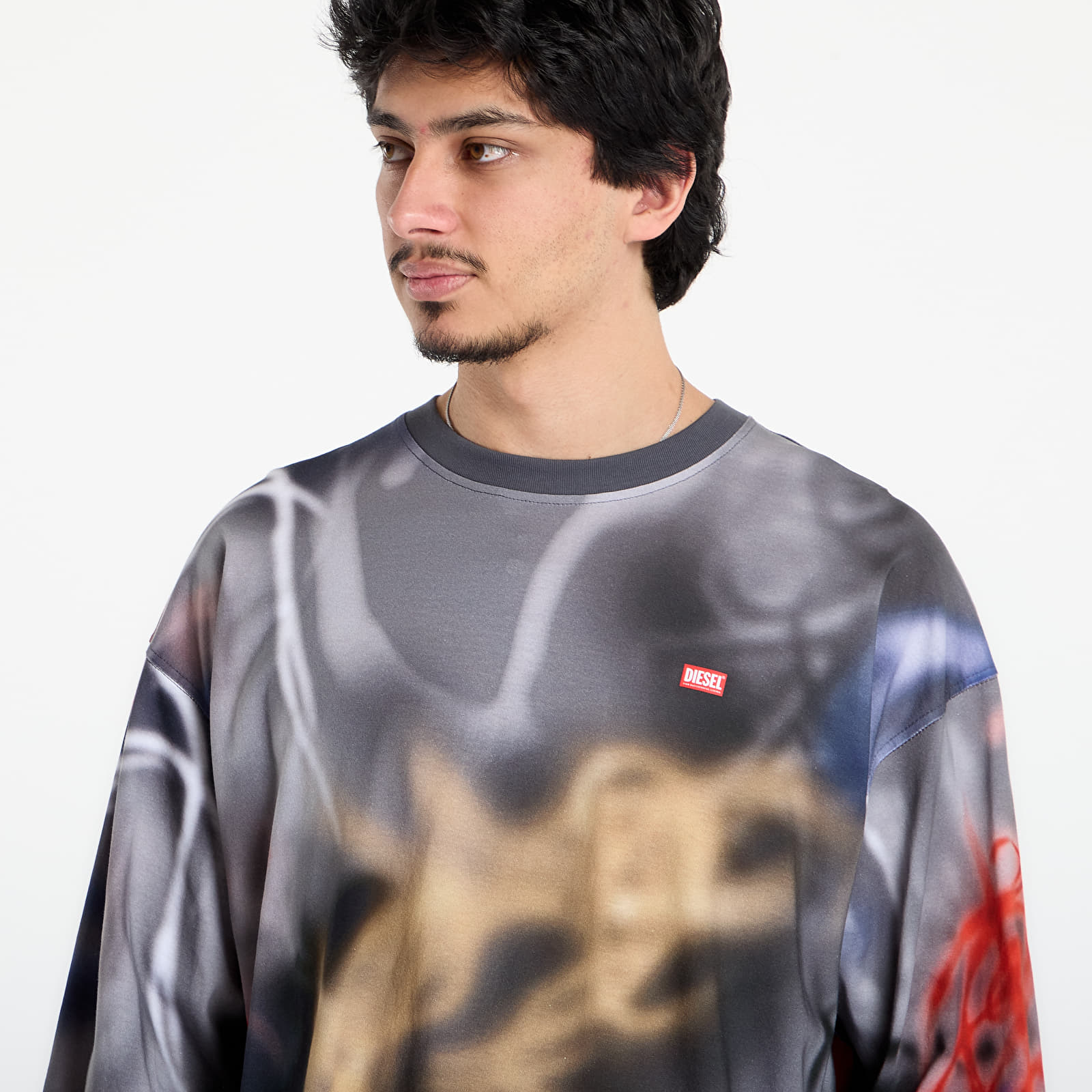 Majice i košulje DIESEL T-Boxt-Ls-V4 T-Shirt Grey