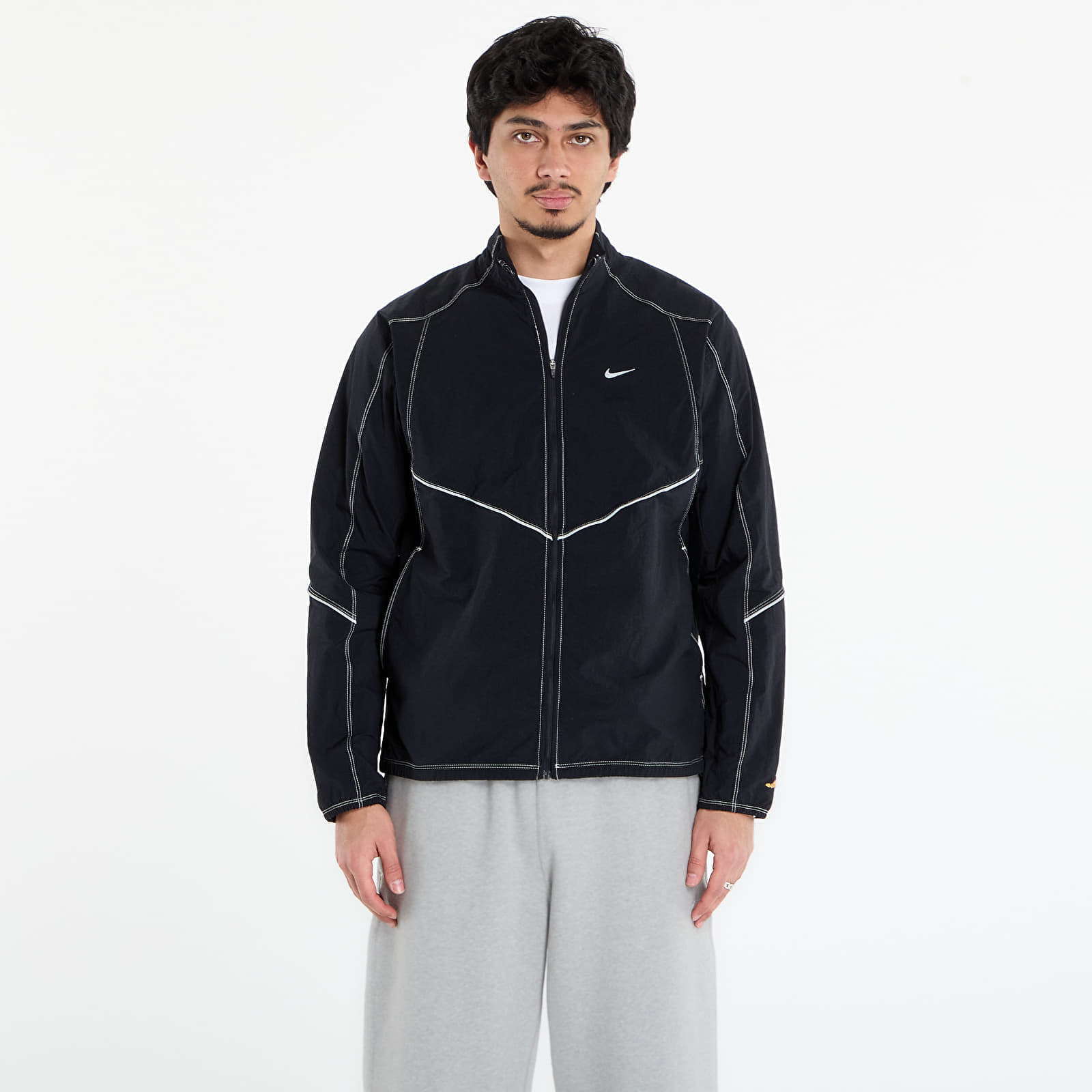 Яке Nike Retro Men's Dri-FIT Track Jacket Black/ Black/ Black/ Reflective Silv S