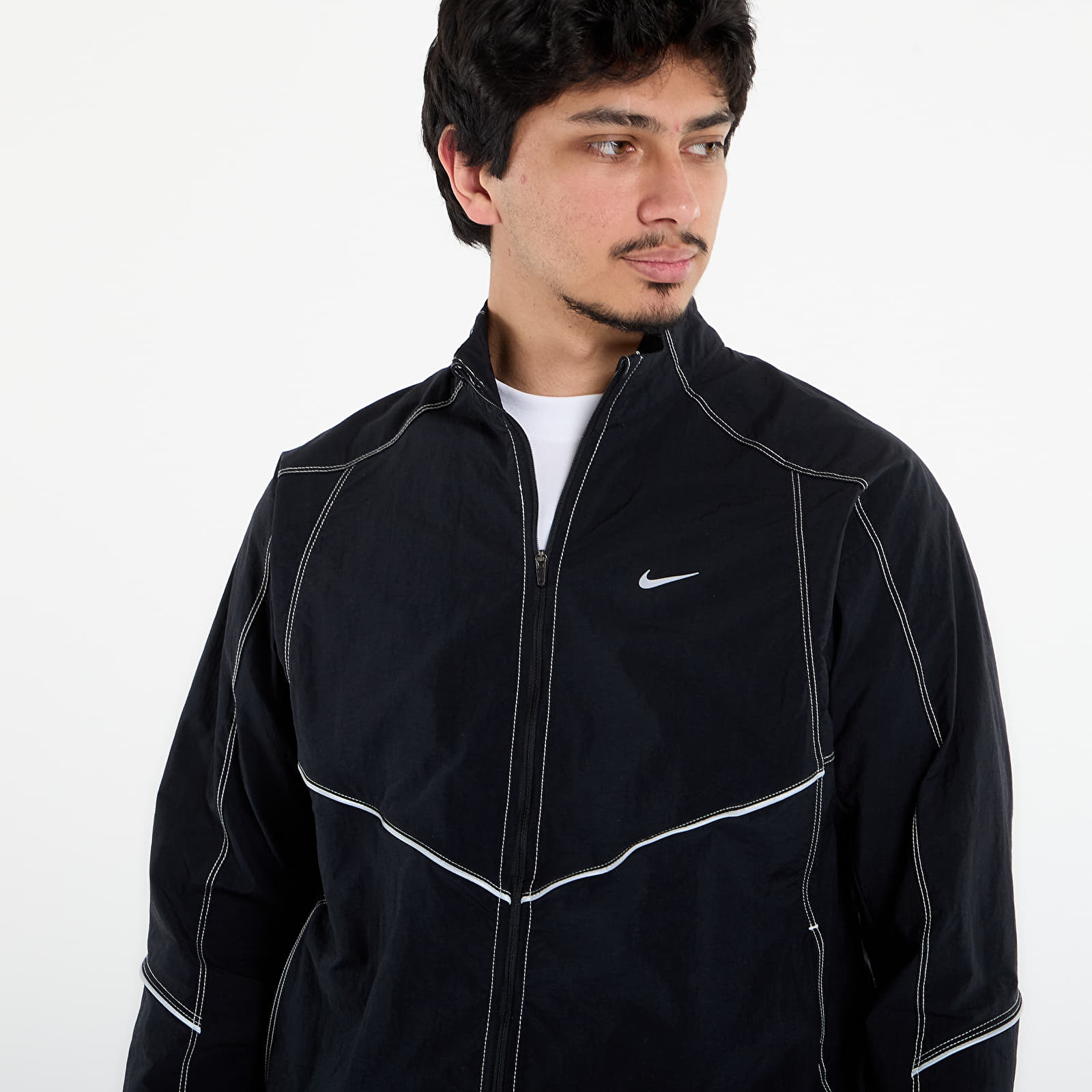 Якета Nike Retro Men's Dri-FIT Track Jacket Black/ Black/ Black/ Reflective Silv