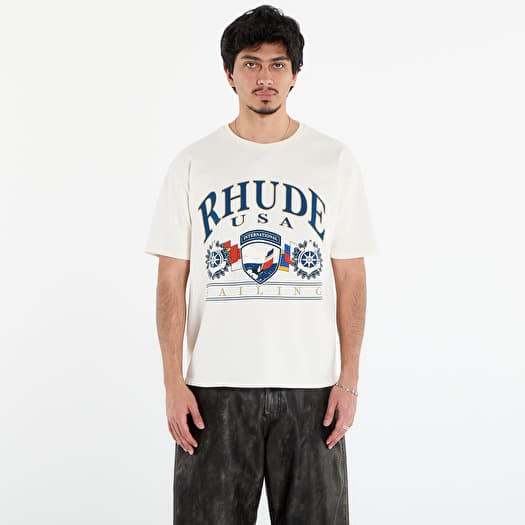 Majice Rhude Usa Sailing Icon Tee Vintage White/ Black