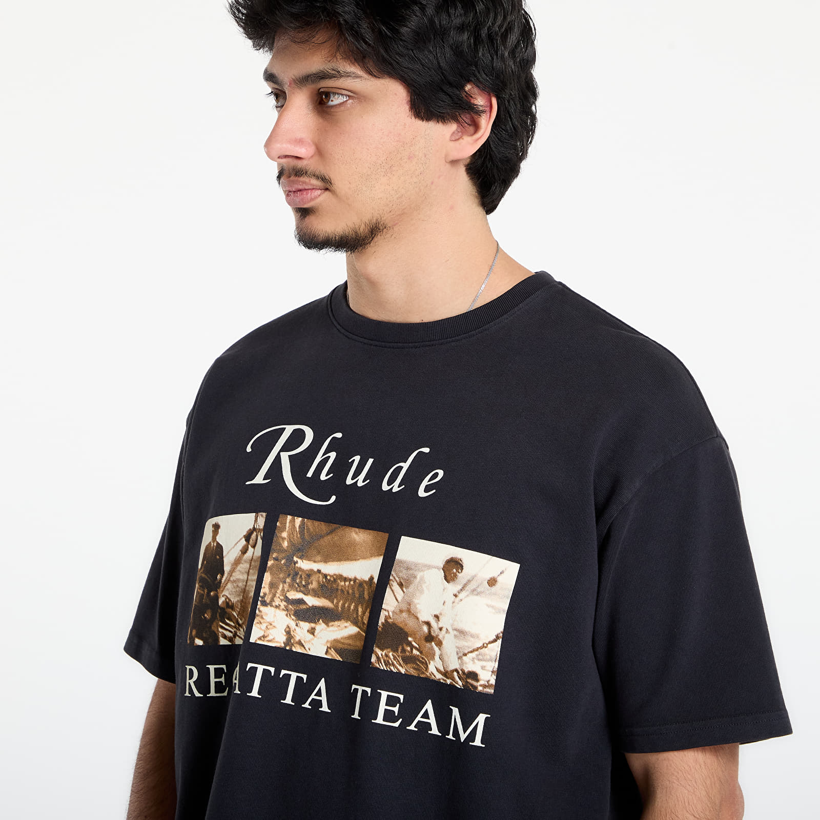 T-shirts Rhude Usvi Regatta Tour Tee Vintage Black/ White/ Red