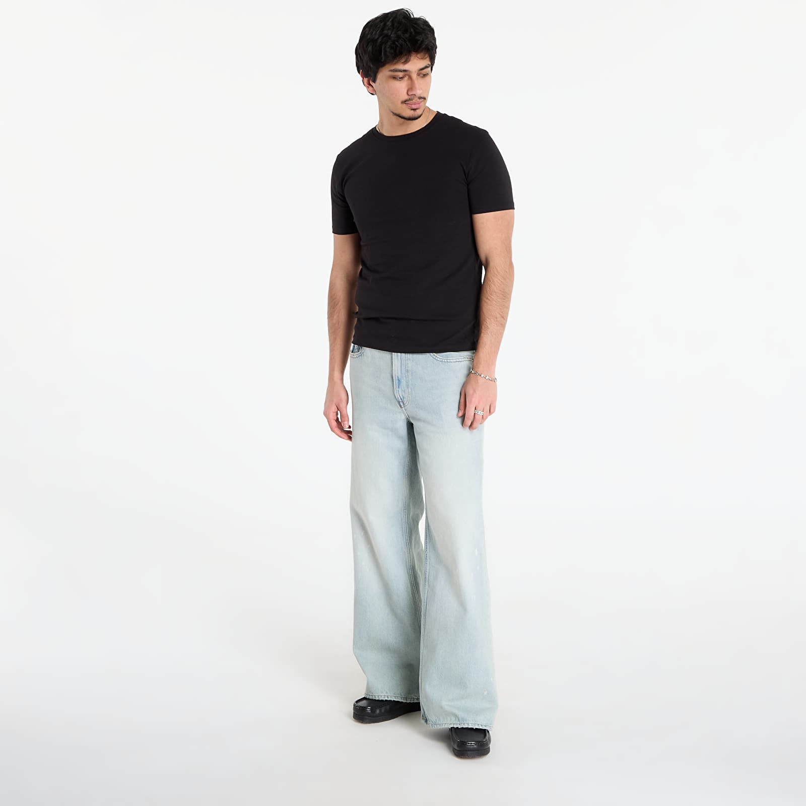 Kavbojke  Calvin Klein Jeans Wide Leg Babylon Sun Jean Blue