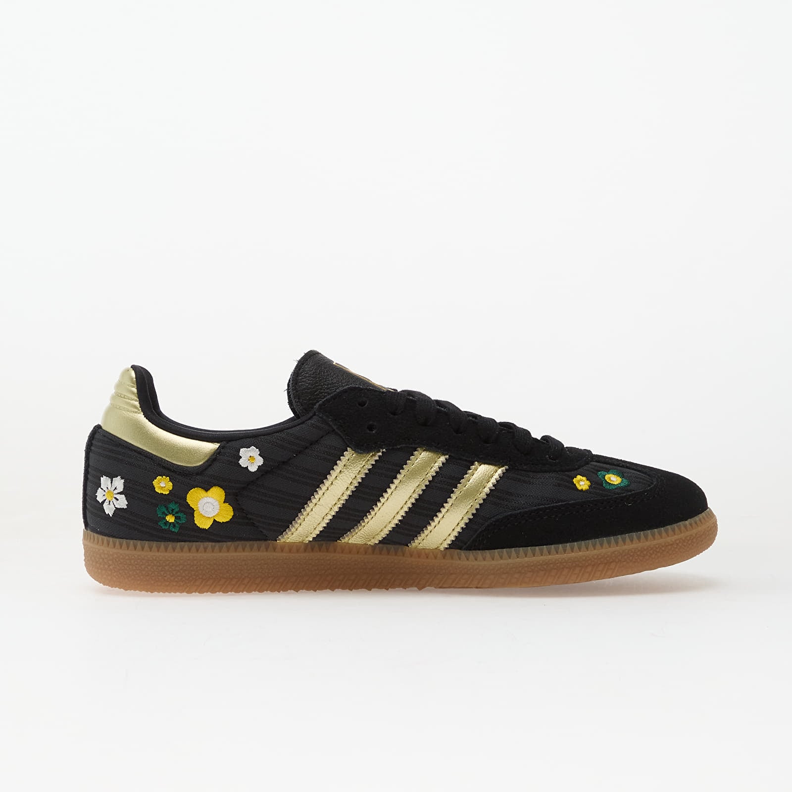 Dámske topánky a tenisky adidas Samba Og W Core Black/ Gold Metallic/ Gum4