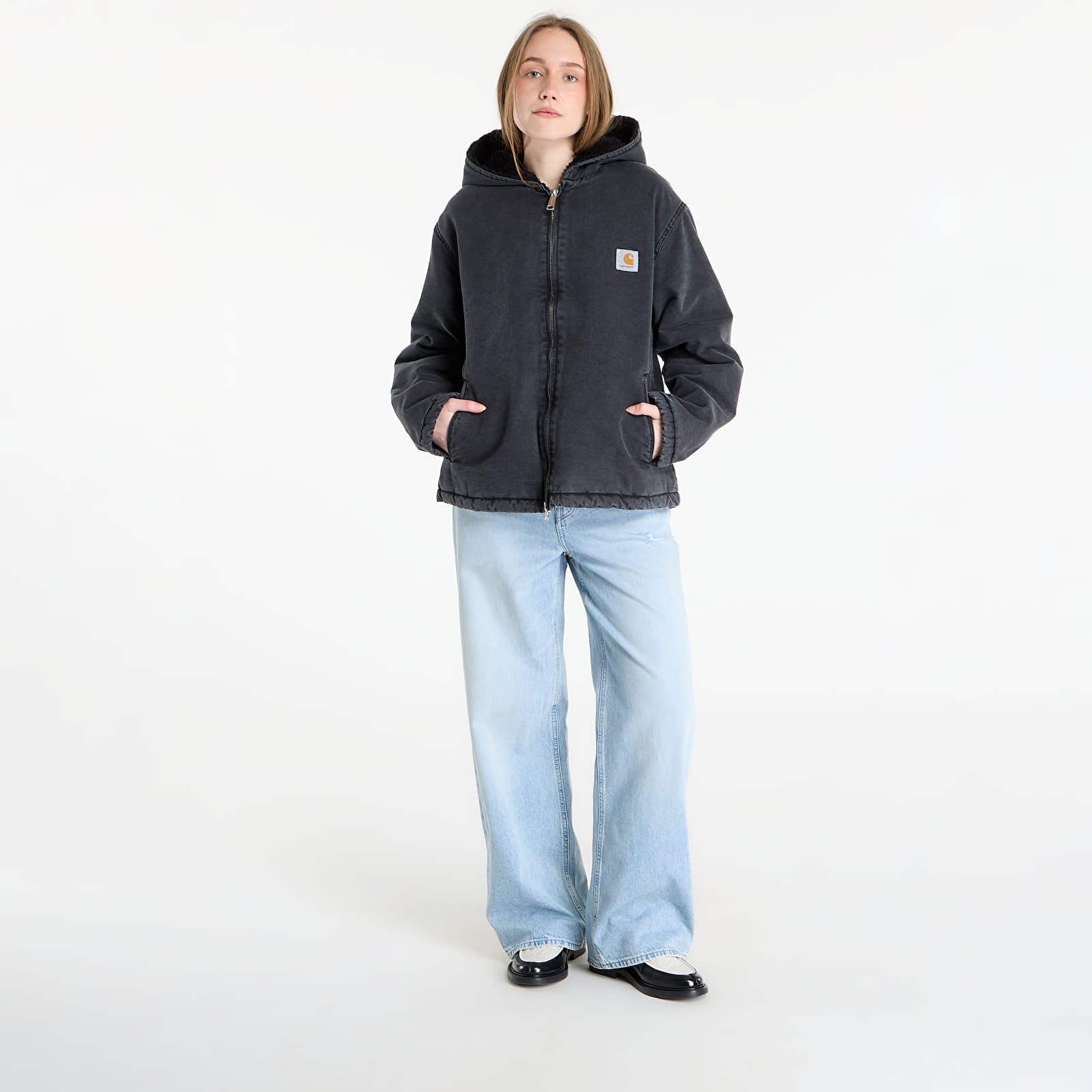 Miesten takit Carhartt WIP Mitch Jacket UNISEX Black