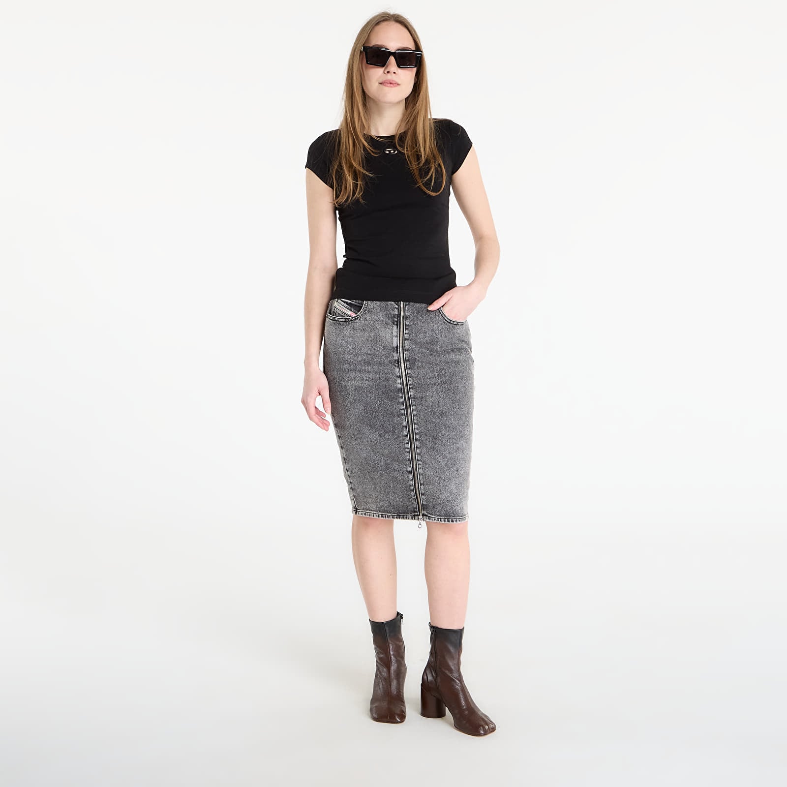 T-Shirts DIESEL T-Angie-Od Tank Top Black