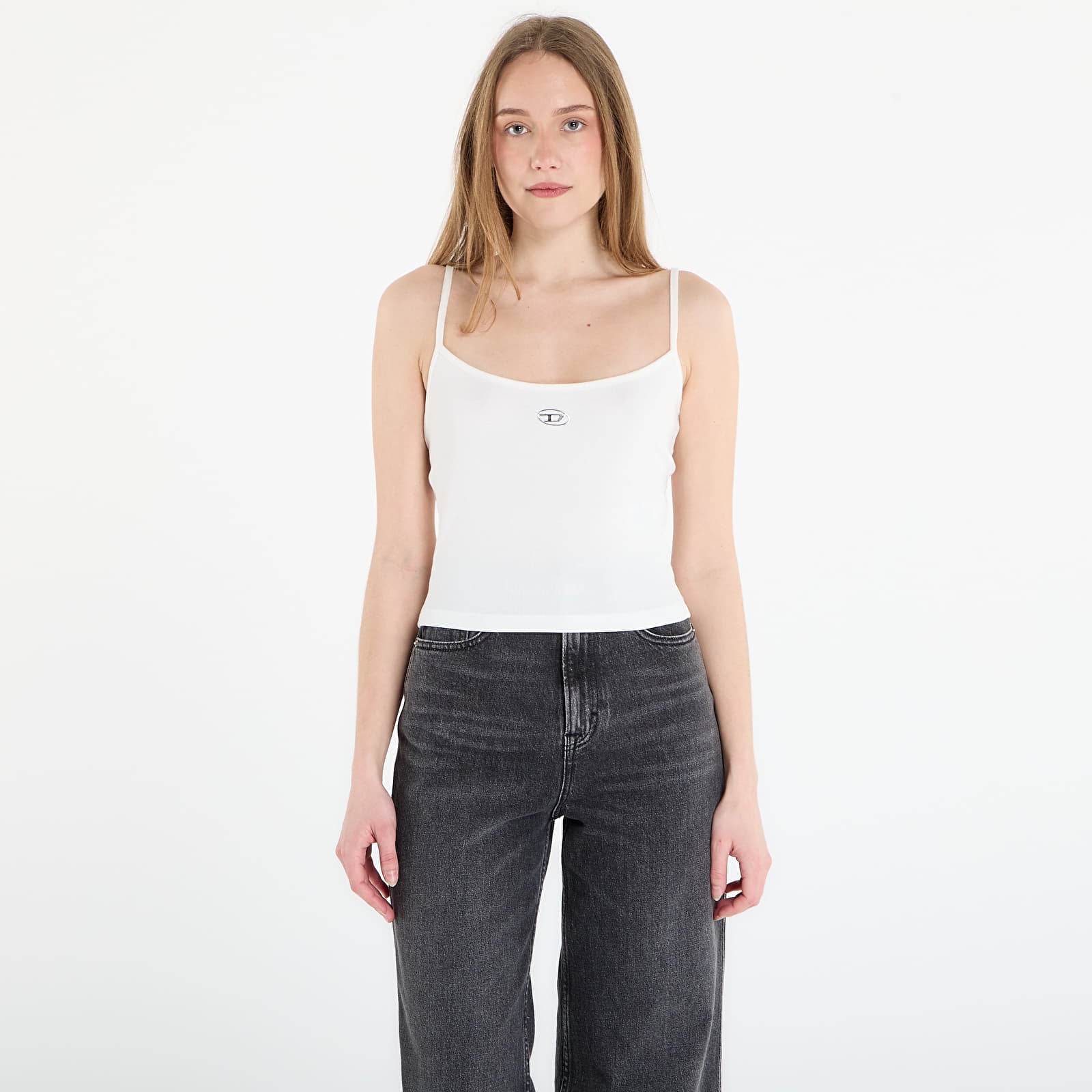 Tílka DIESEL T-Hupy-Od Tank Top Off White