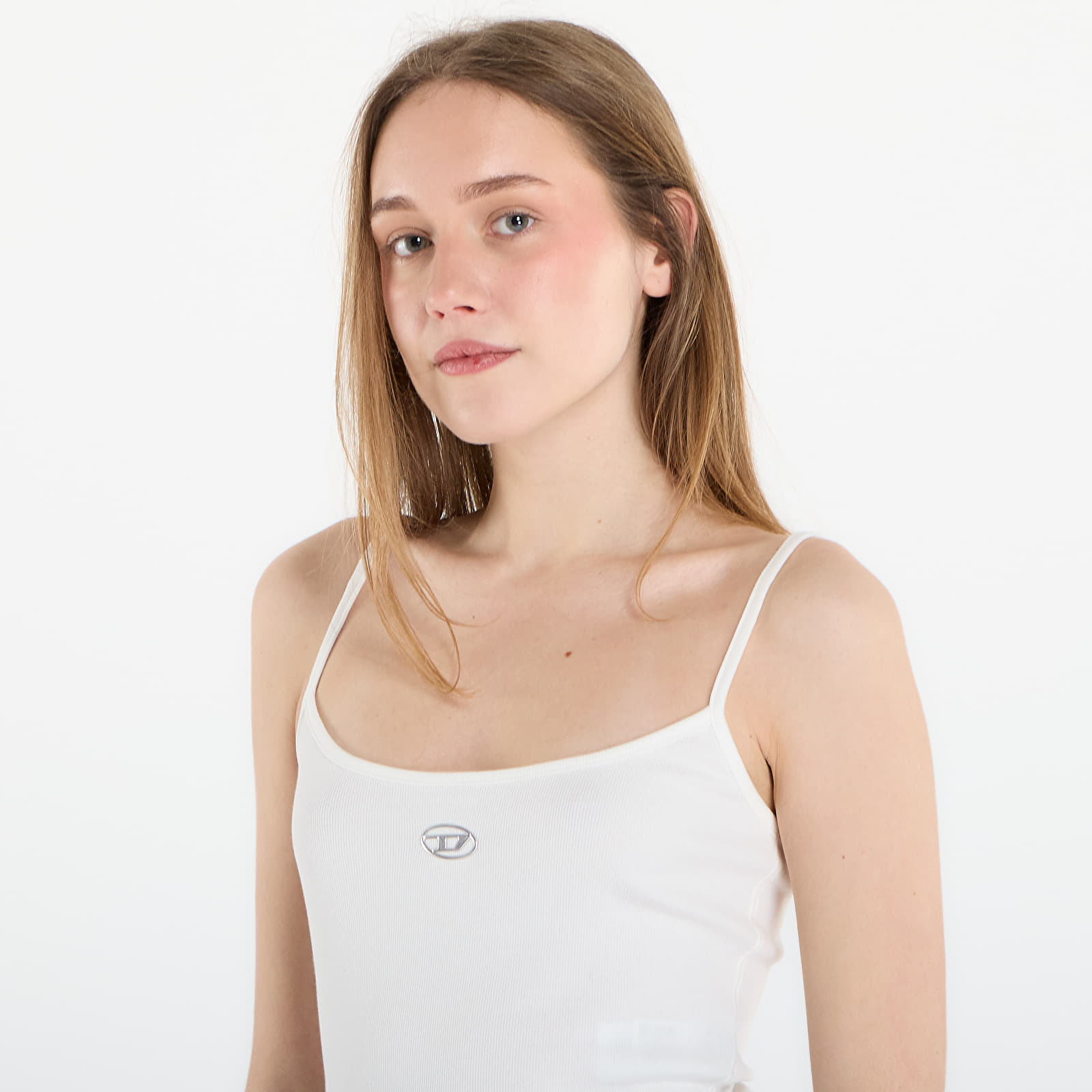 Tílka DIESEL T-Hupy-Od Tank Top Off White