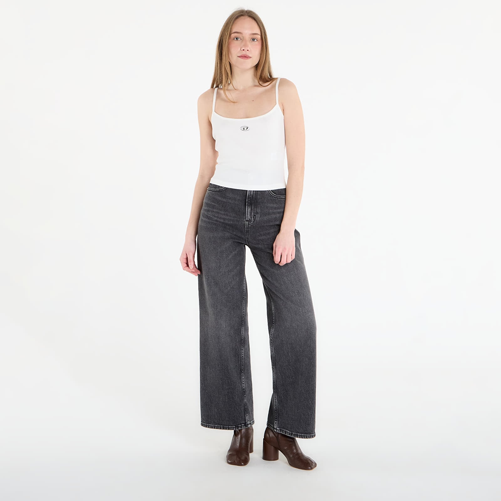 Tílka DIESEL T-Hupy-Od Tank Top Off White