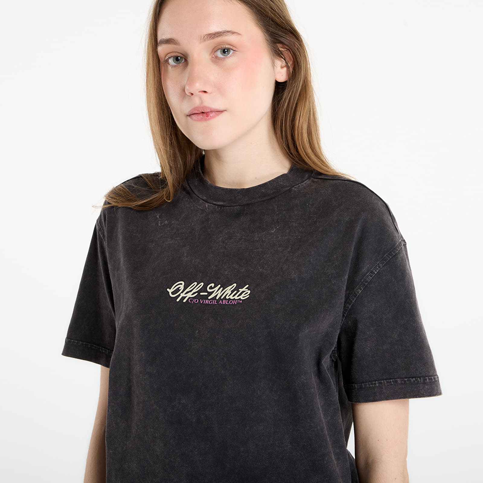 T-shirts  Off-White Royal Jwls Reg Tee Marble Black