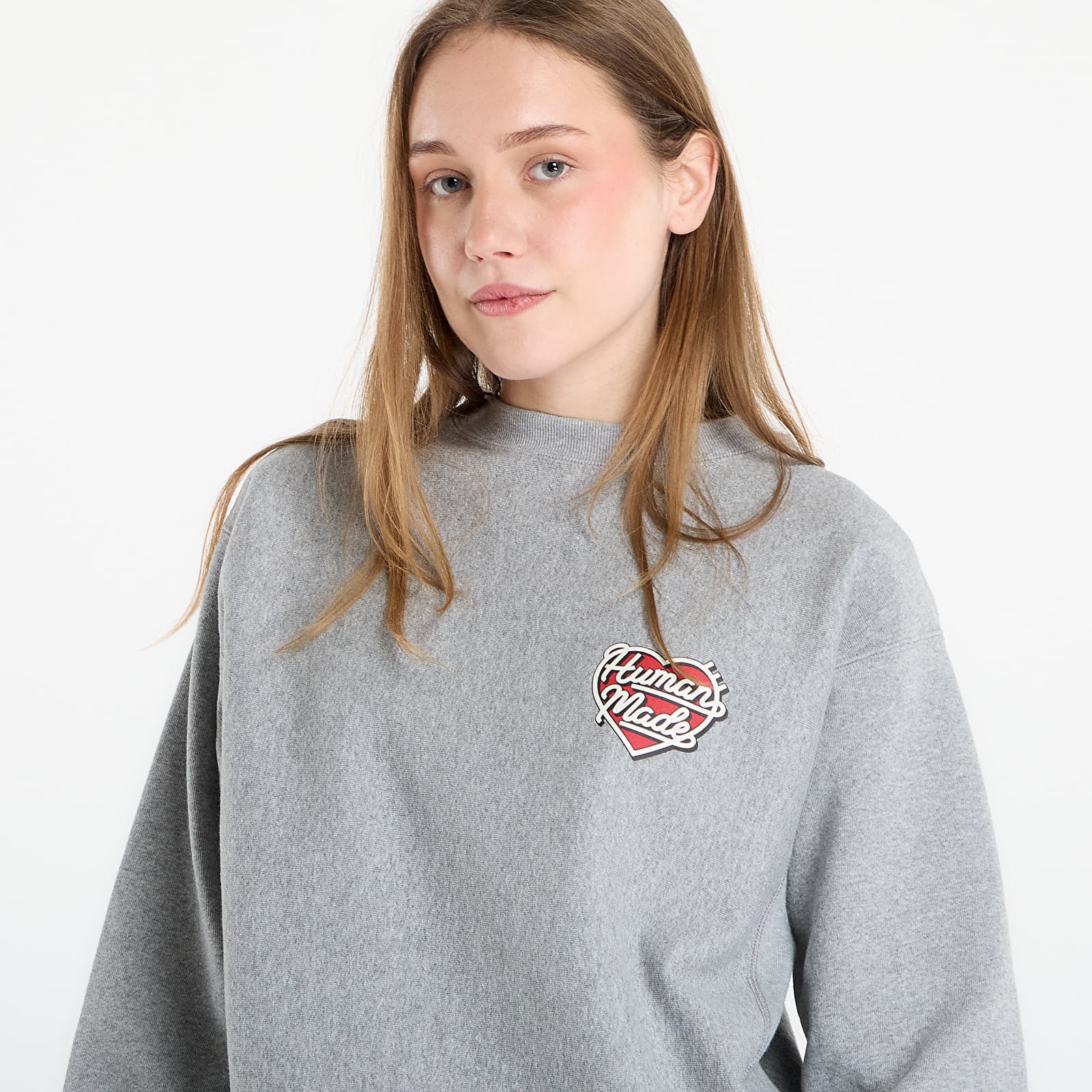 Hoodies och sweatshirts HUMAN MADE Heavyweight Sweatshirt UNISEX Gray