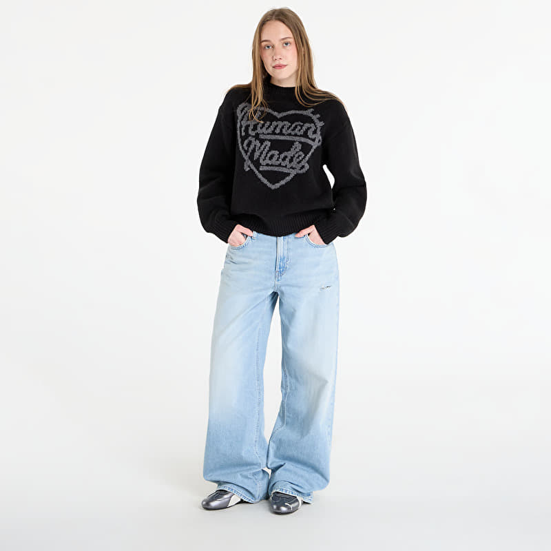 HUMAN MADE Heart Knit Sweater UNISEX Black | Footshop
