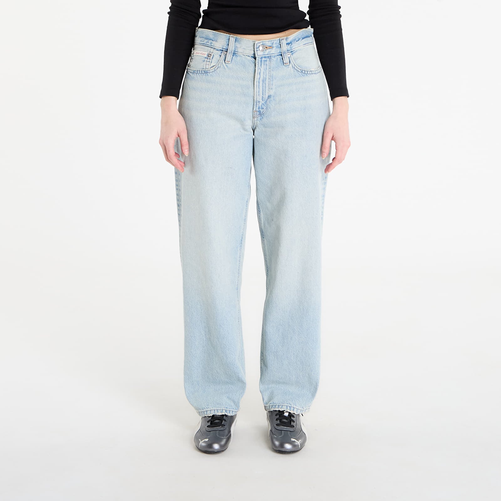 Blugi Calvin Klein Jeans 90S Loose Indigo Sound Jean Blue 26