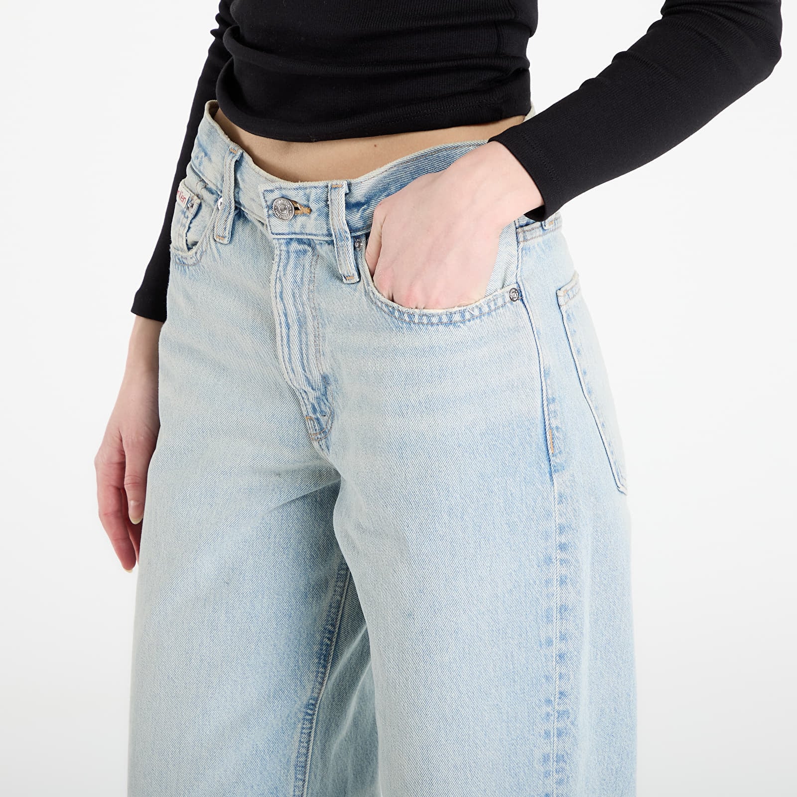 Kavbojke  Calvin Klein Jeans 90S Loose Indigo Sound Jean Blue