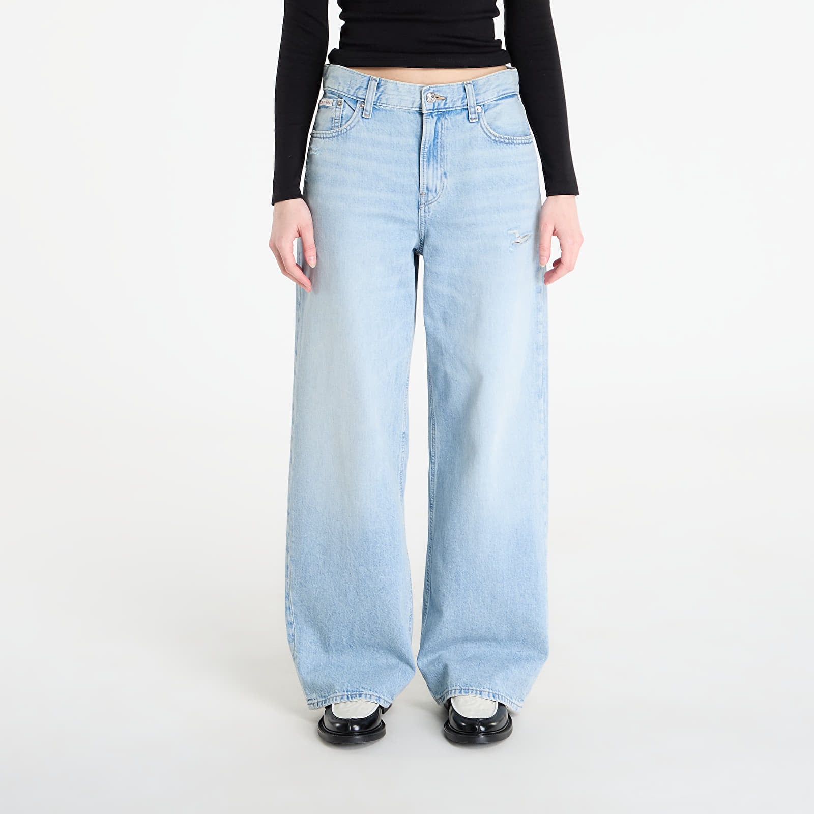 Jeans Calvin Klein Jeans Low Rise Baggy Ramshead Blue